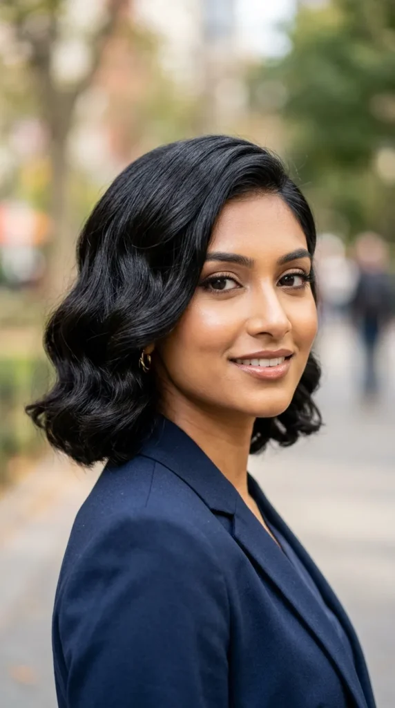 Soft Hollywood Waves on a Bob