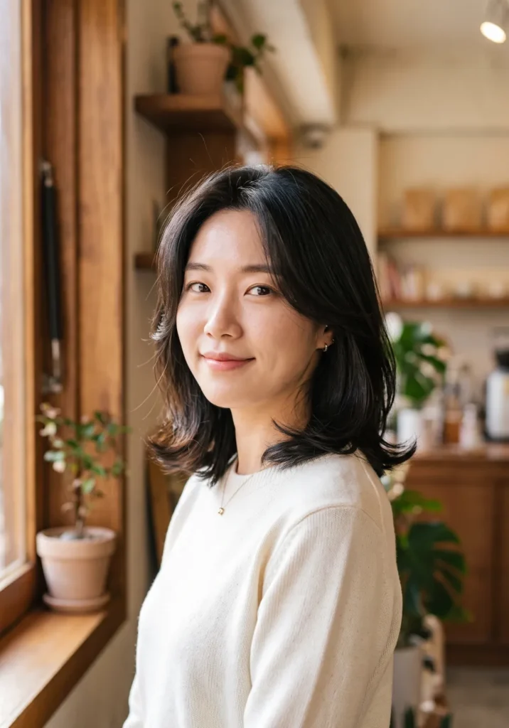 Soft Korean C-Curl Bob