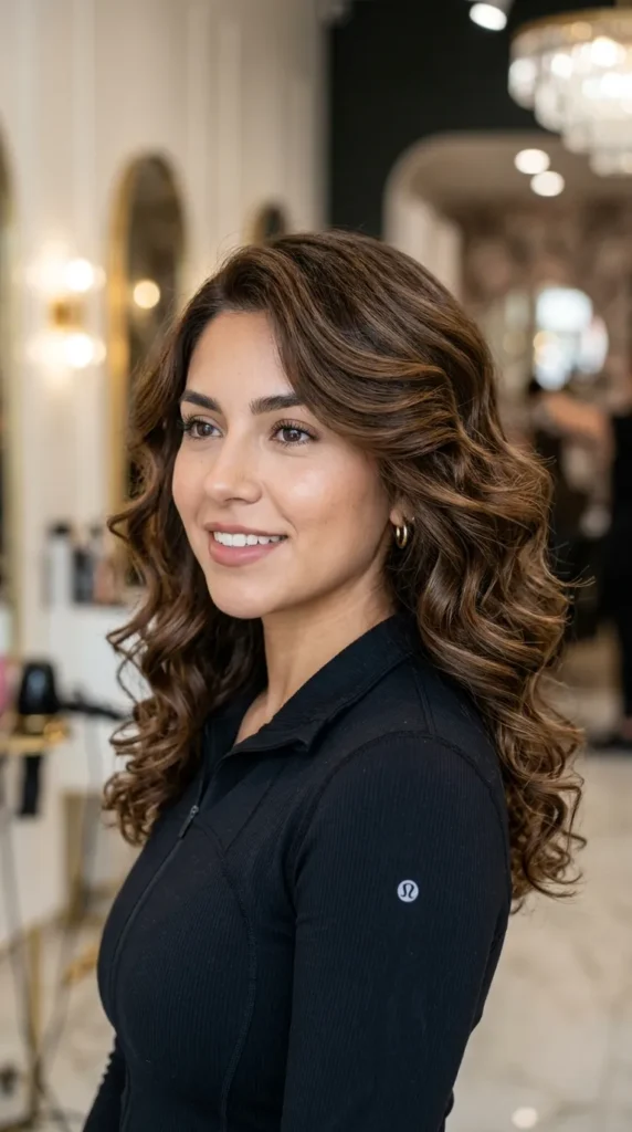 Soft Layers for Loose Curls