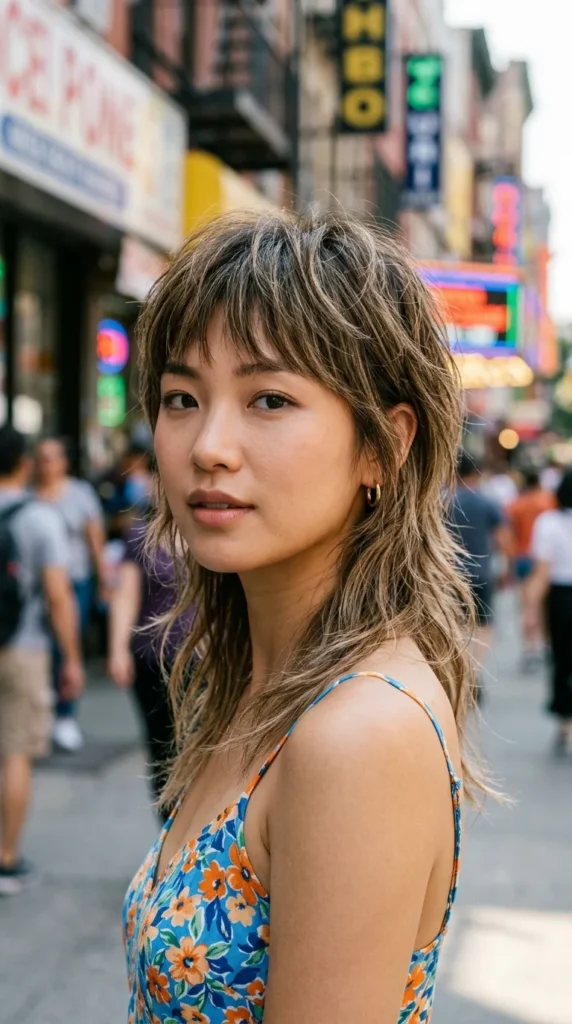 Soft Mullet for Thin Hair with Texture