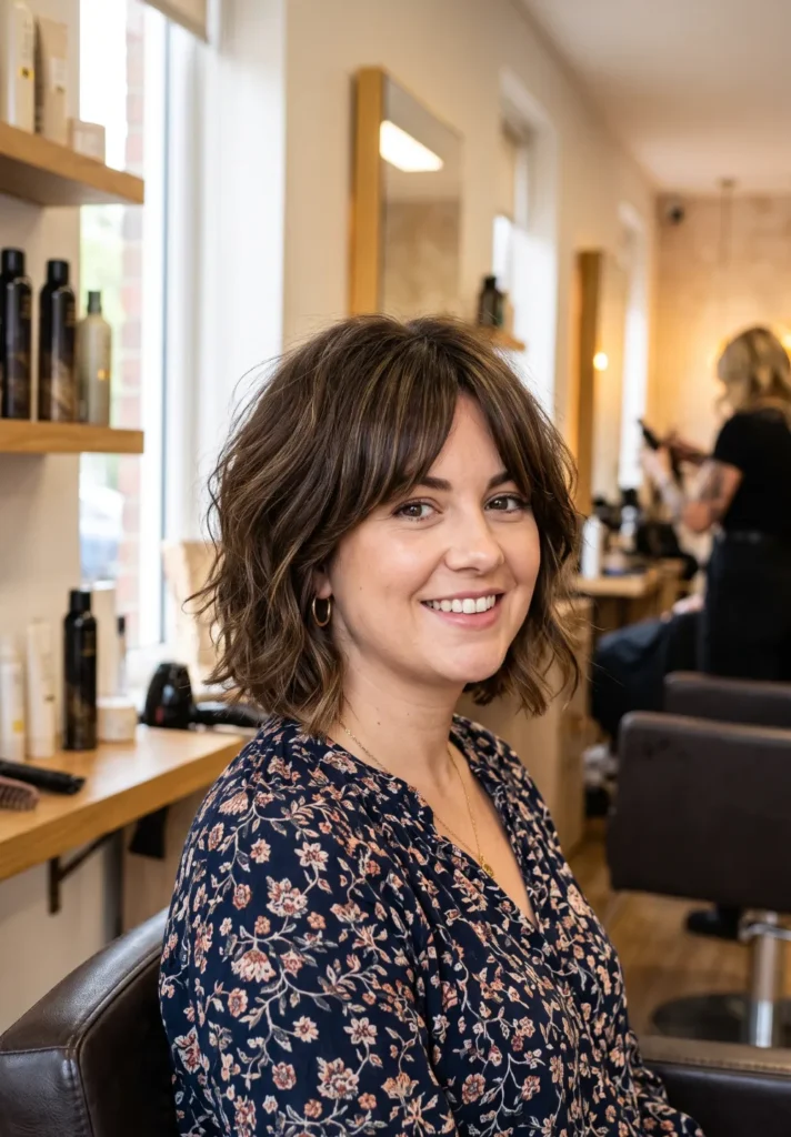 Soft Shag-Inspired Italian Bob