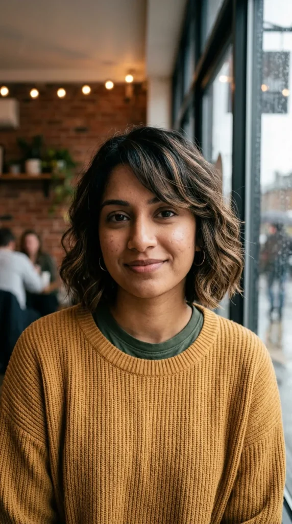 Soft Wave Bob for Oval Face Glow