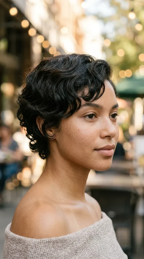 Soft Wave Pixie for Oval Face