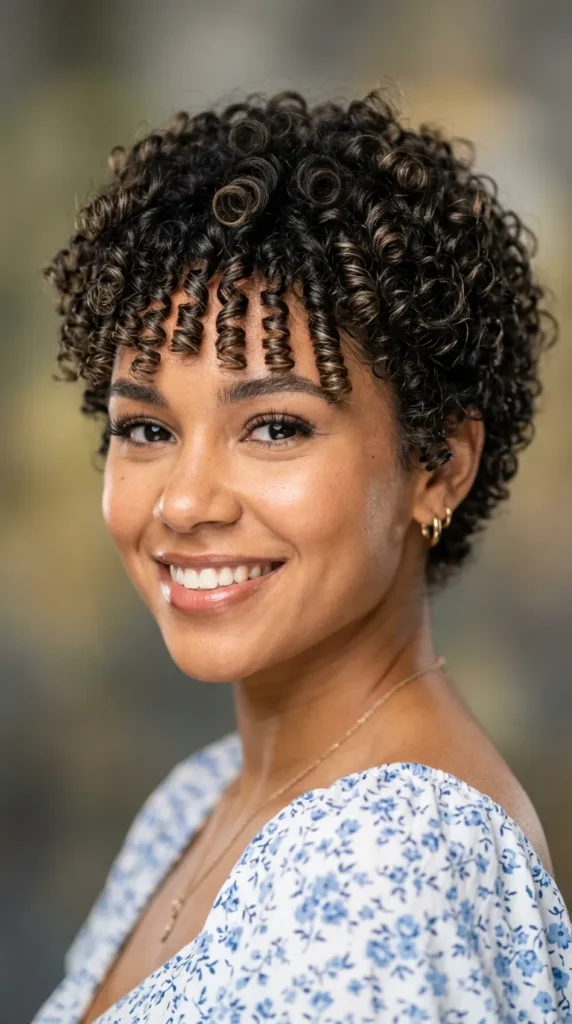 Spiral Curly Pixie