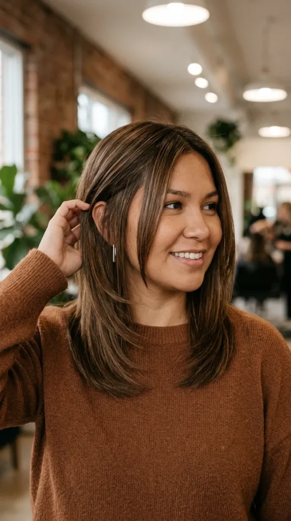 Straight Medium Layered Hair