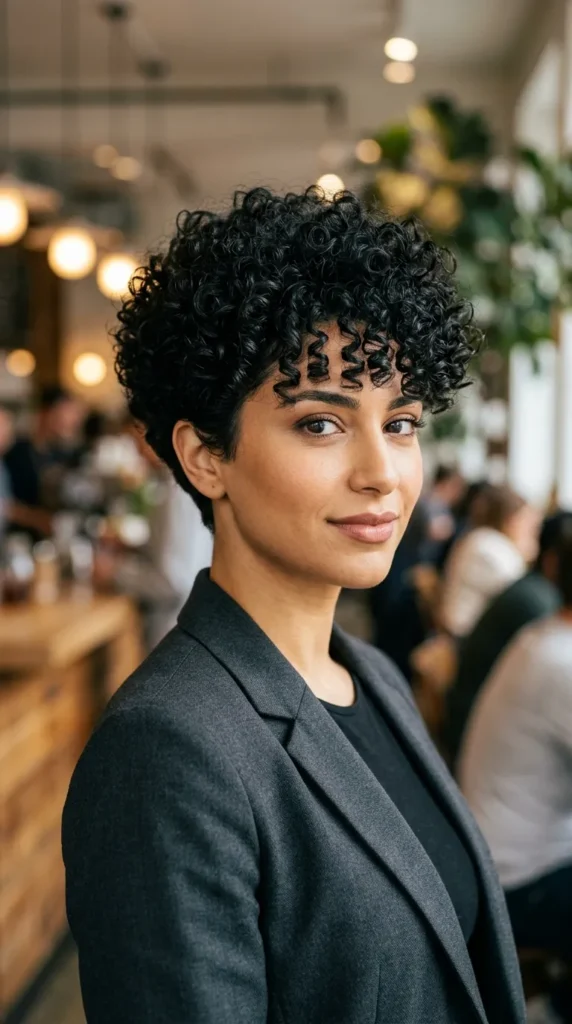 Tapered Curly Cut