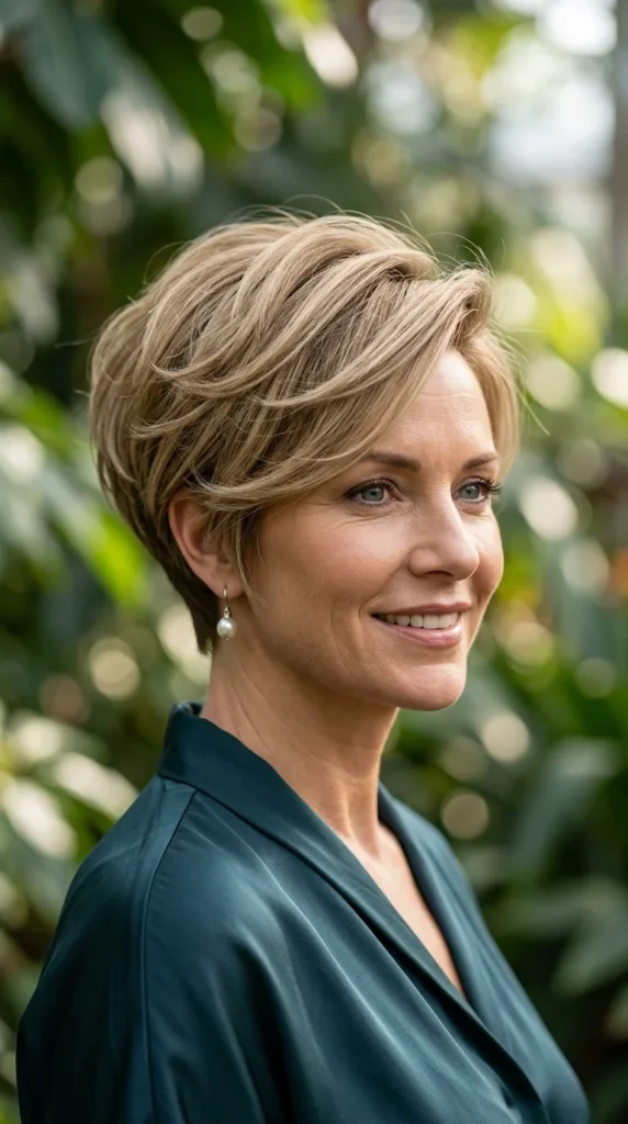 Tapered Pixie Bob with Volume