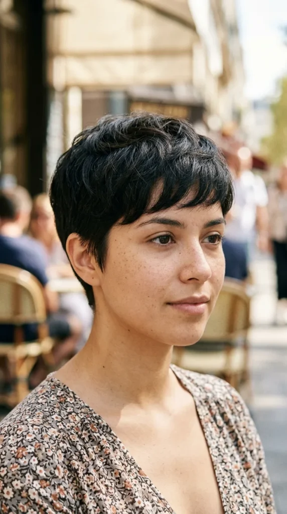 Tapered Pixie for Oval Face