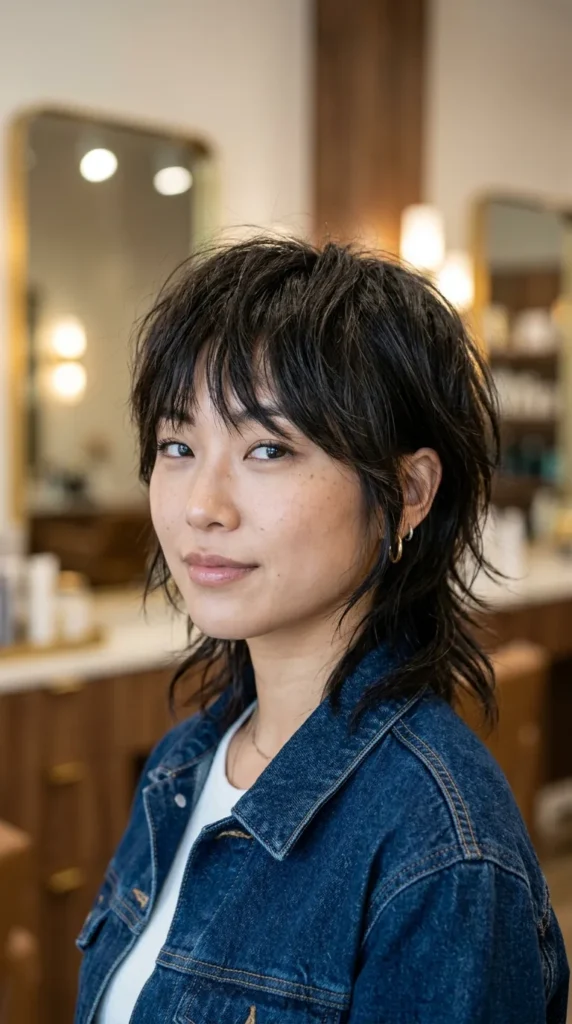 Textured Korean Short Wolf Hair