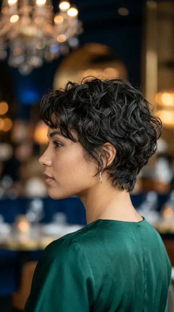 Textured Pixie for Oval Face
