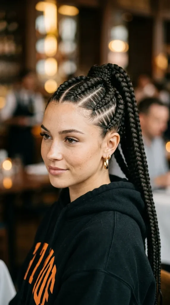 Thick Jumbo Braid Ponytail
