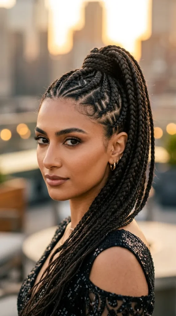 Tribal Braid Ponytail