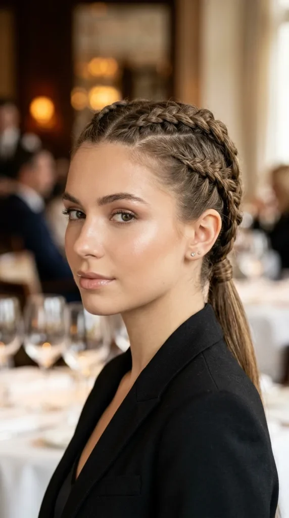 Triple French Braids