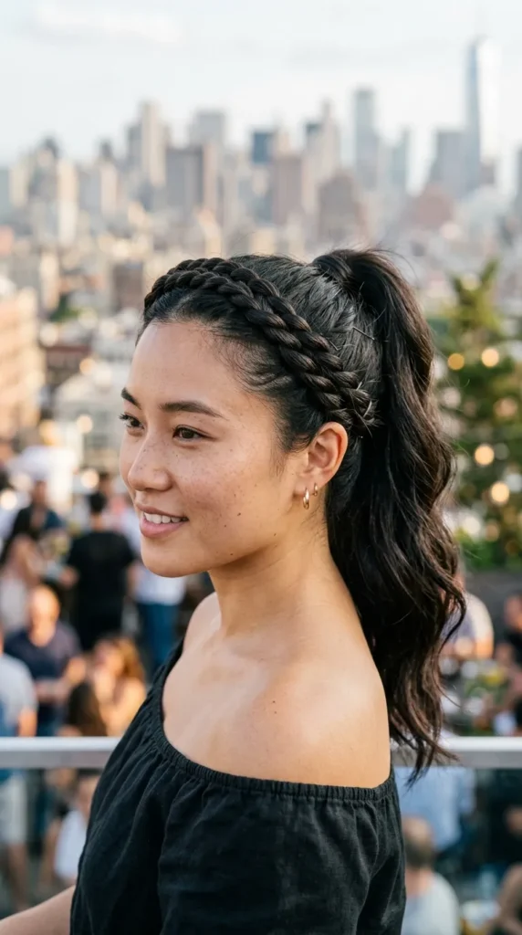 Twisted Crown Ponytail