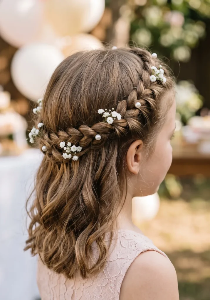 twisted Halo Braid for Princess Vibes