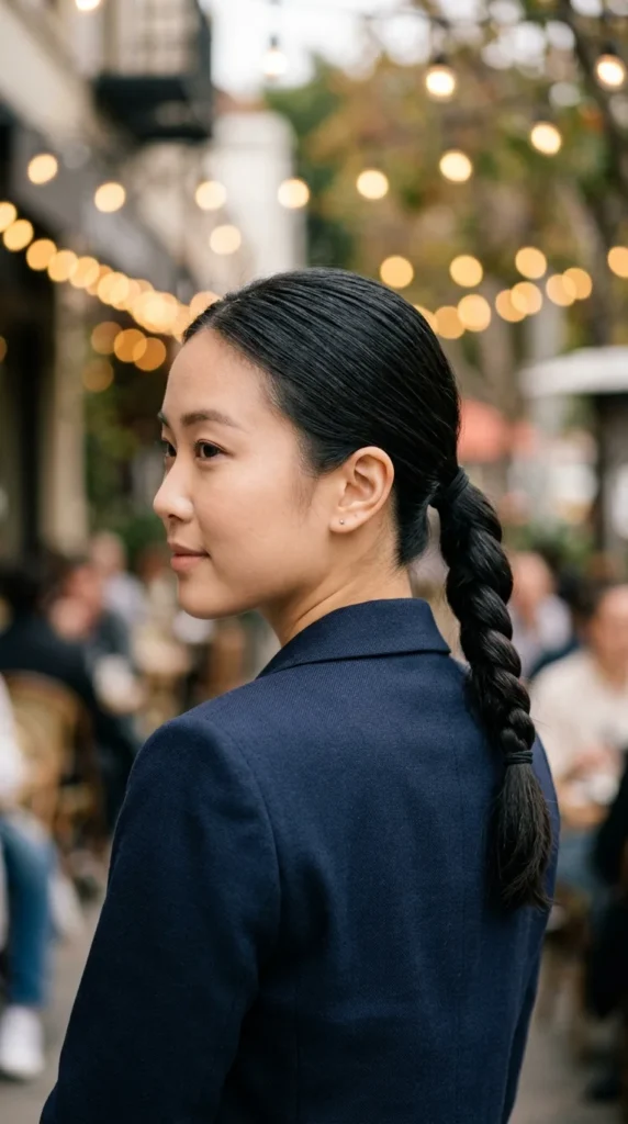 Twisted Low Ponytail