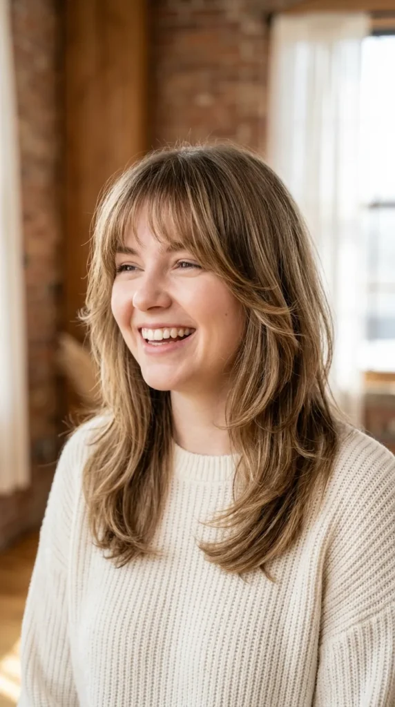 U Layers with Wispy Fringe