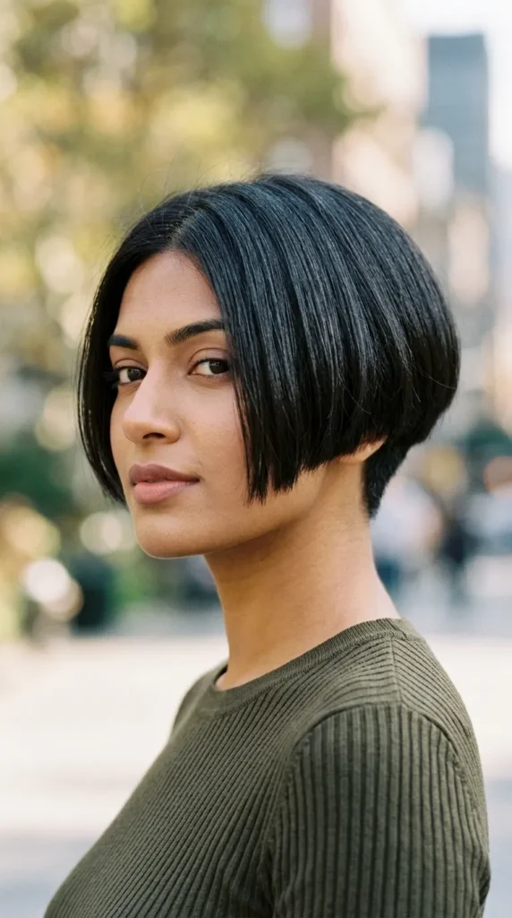 Undercut Bob for Thick Hair