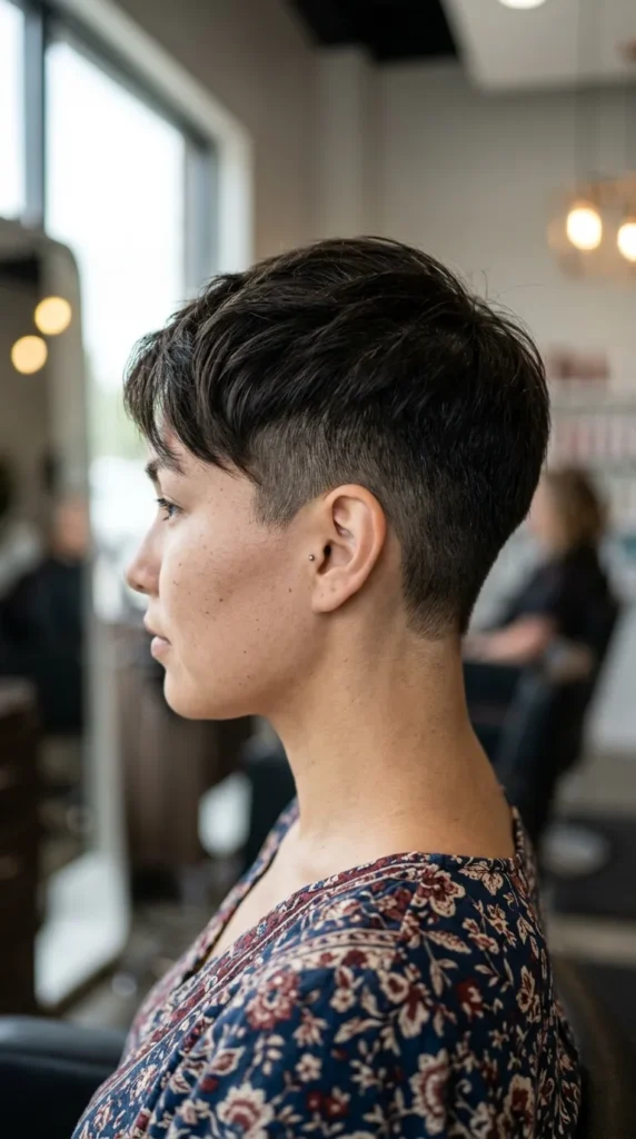 Undercut Pixie for Oval Face