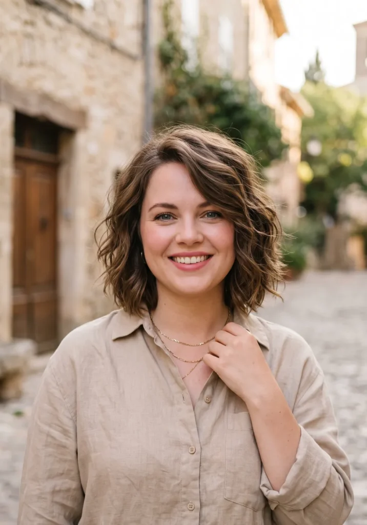 Undone Wavy Bob