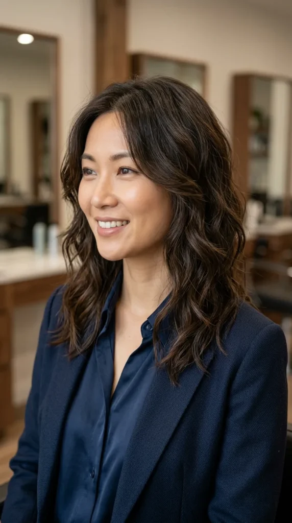 V Shape for Naturally Wavy Hair
