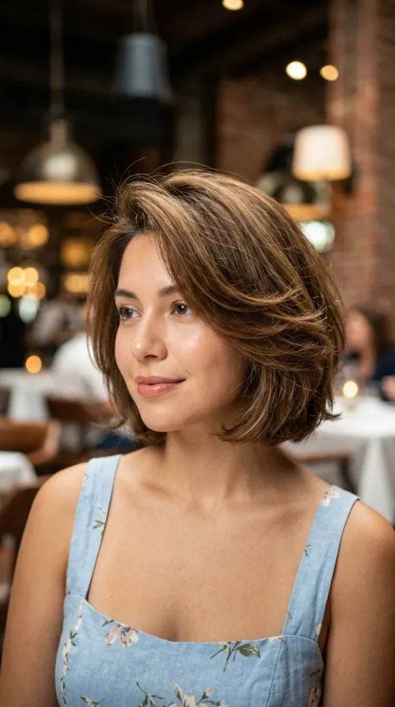 Voluminous Bob for Thin Hair