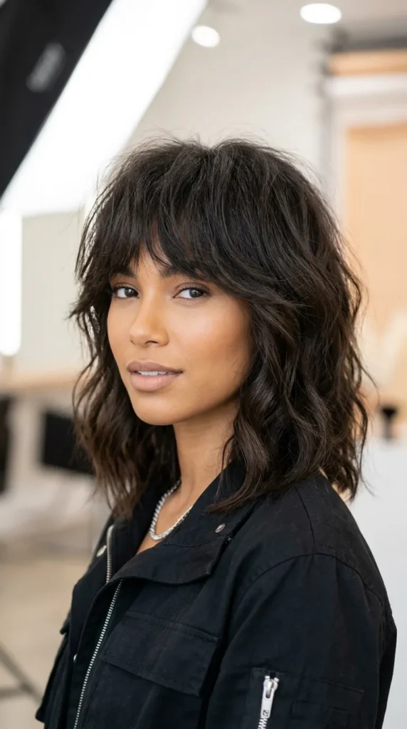 Voluminous Feathered Bangs