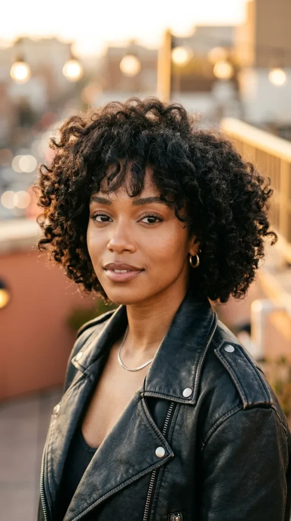 Voluminous Italian Bob with Airy Fringe