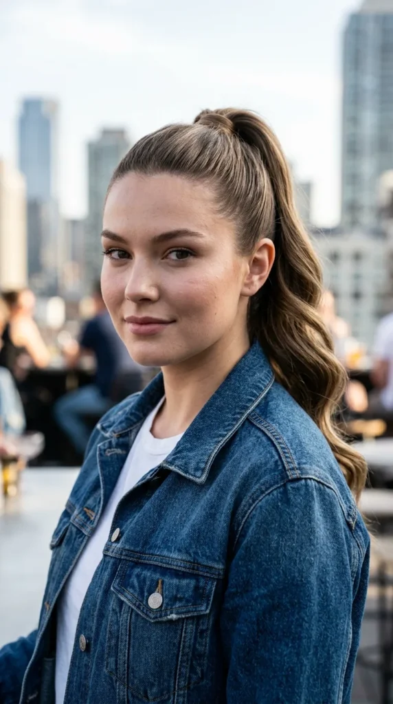 Voluminous Long Ponytail