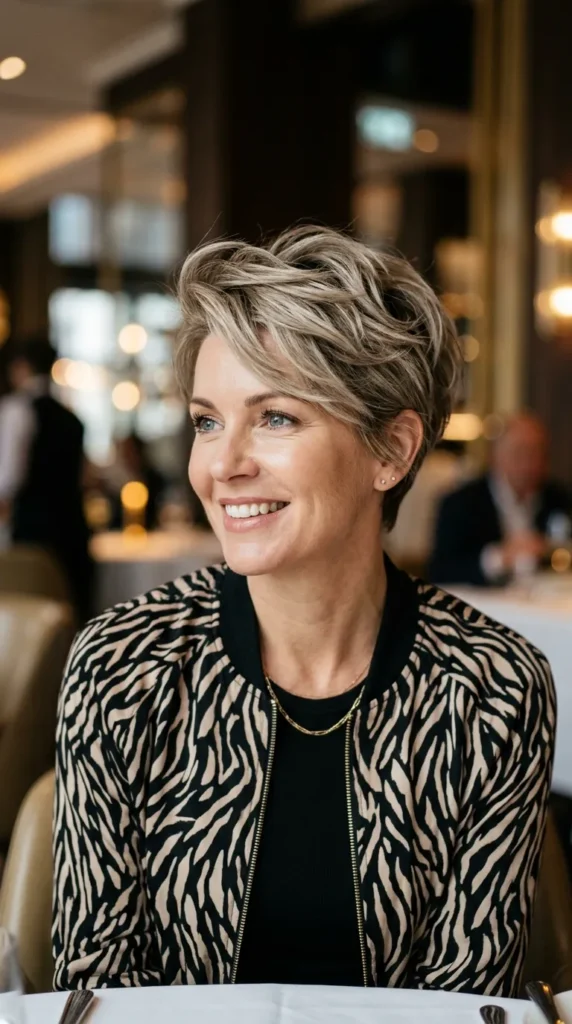 Volumizing Pixie for Women Over 40
