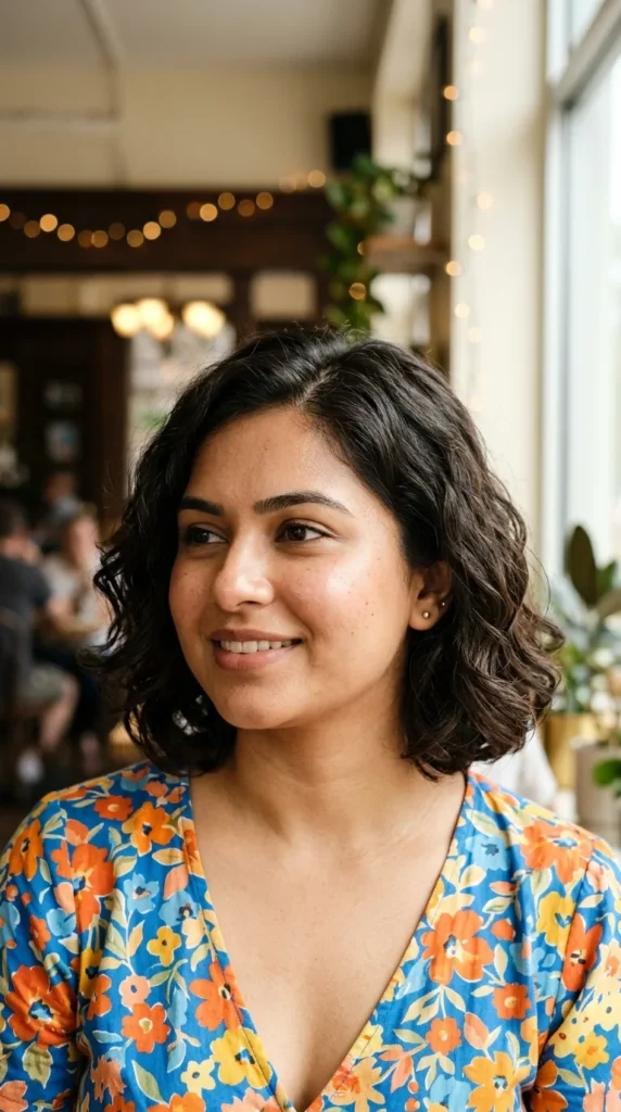 Wavy Bob for Oval Face