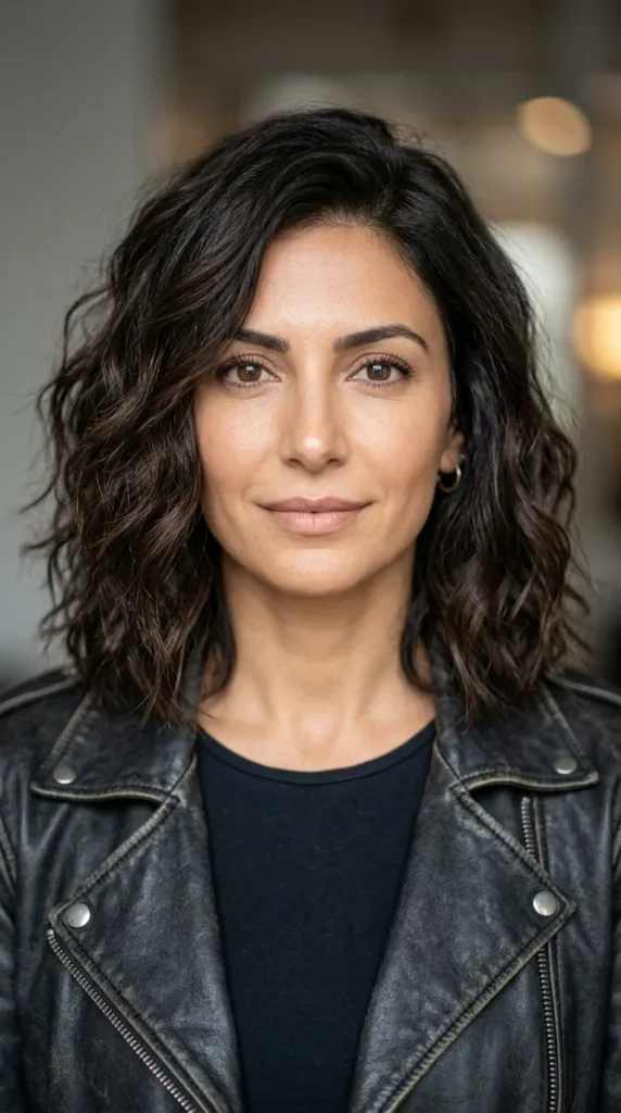 Wavy Bob with Textured Ends