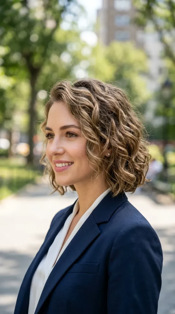 Wavy Curly Bob