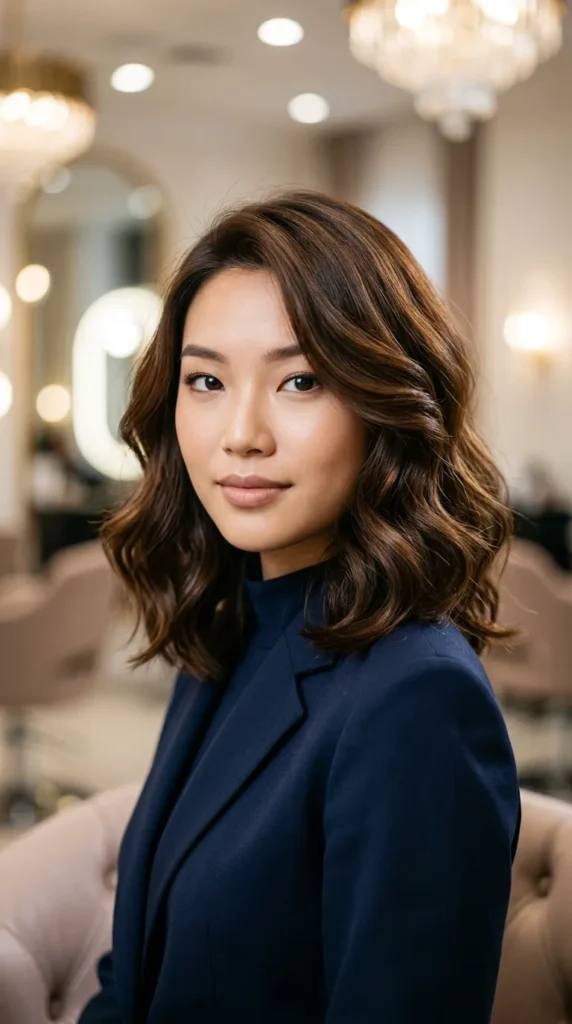 Wavy Hair for Oval Face