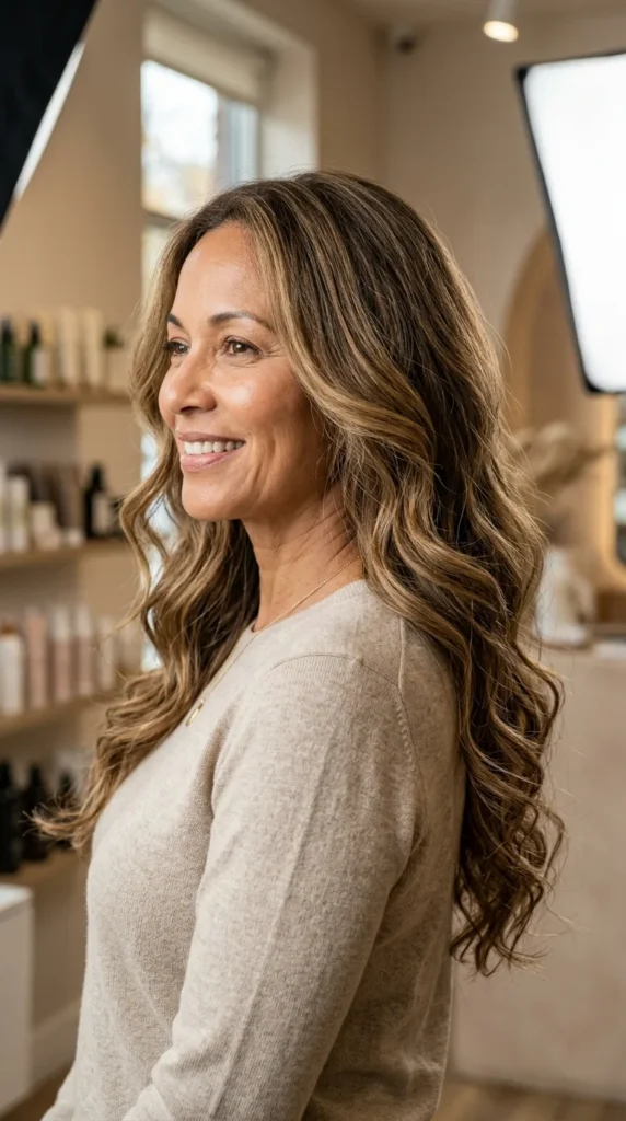 Wavy Long Layers with Natural Texture