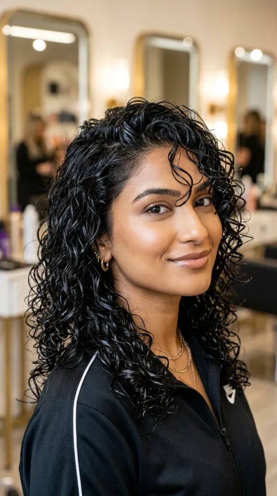 Wet Look Defined Curls