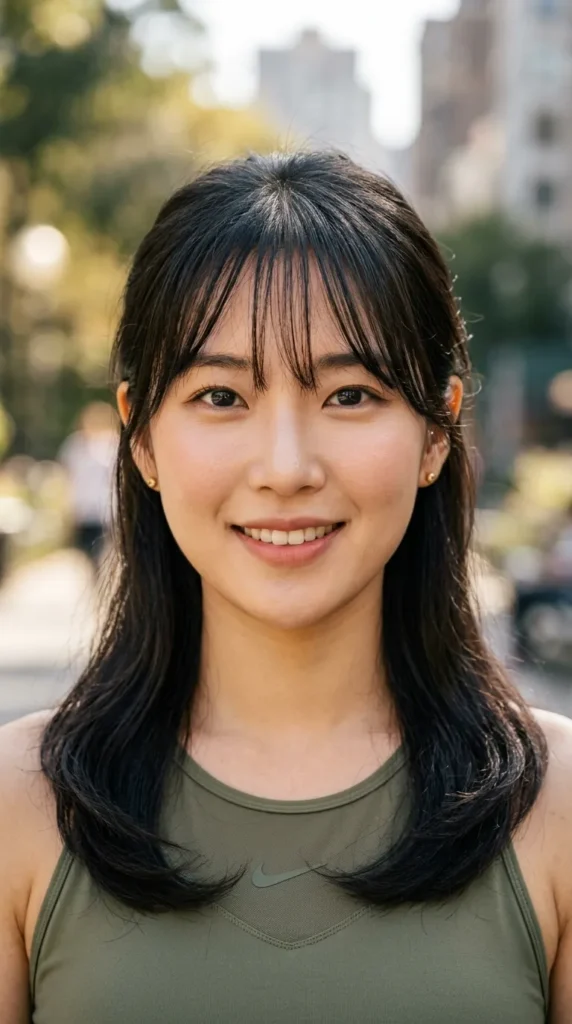 Wispy Korean Curtain Bangs