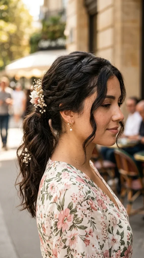 Beach Wedding Ponytail