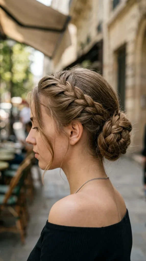 Braided Updo for Long Hair