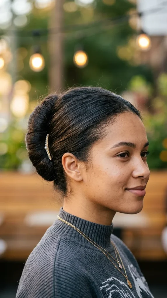 Classic French Twist Updo for Long Hair