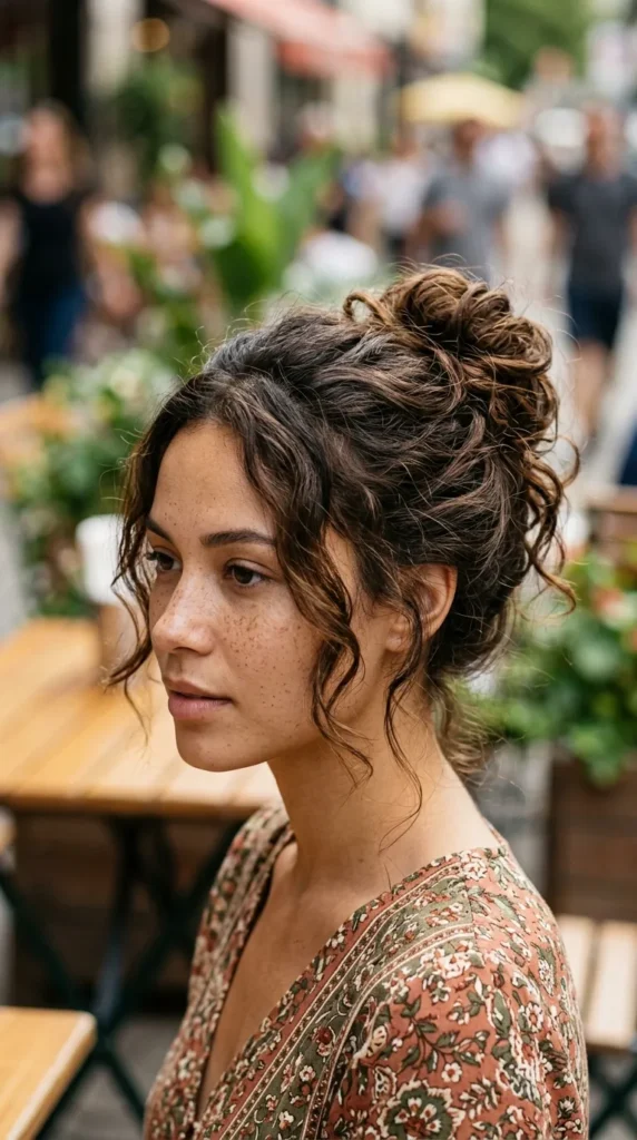 Effortless Undone Bun with Texture