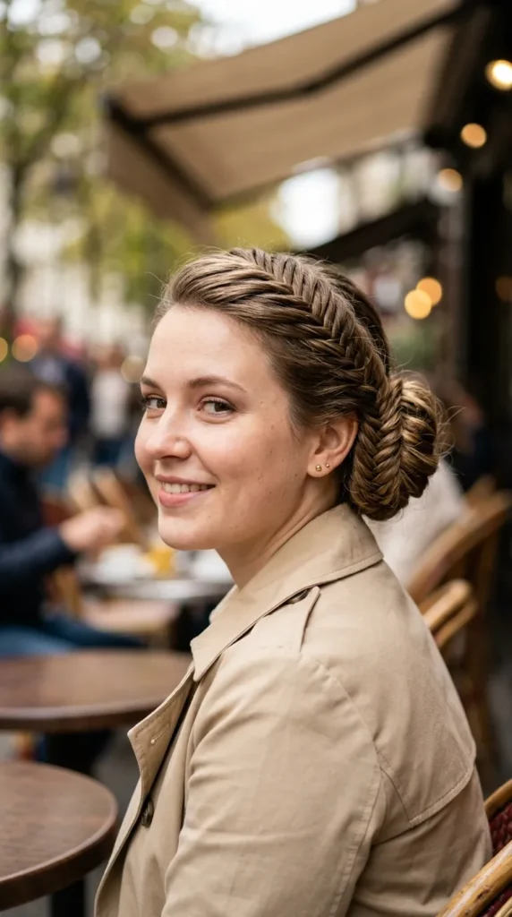 Fishtail Braid Chignon