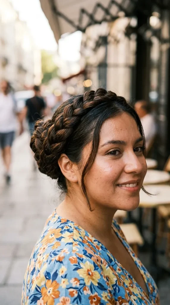 Four-Strand Braided Bun