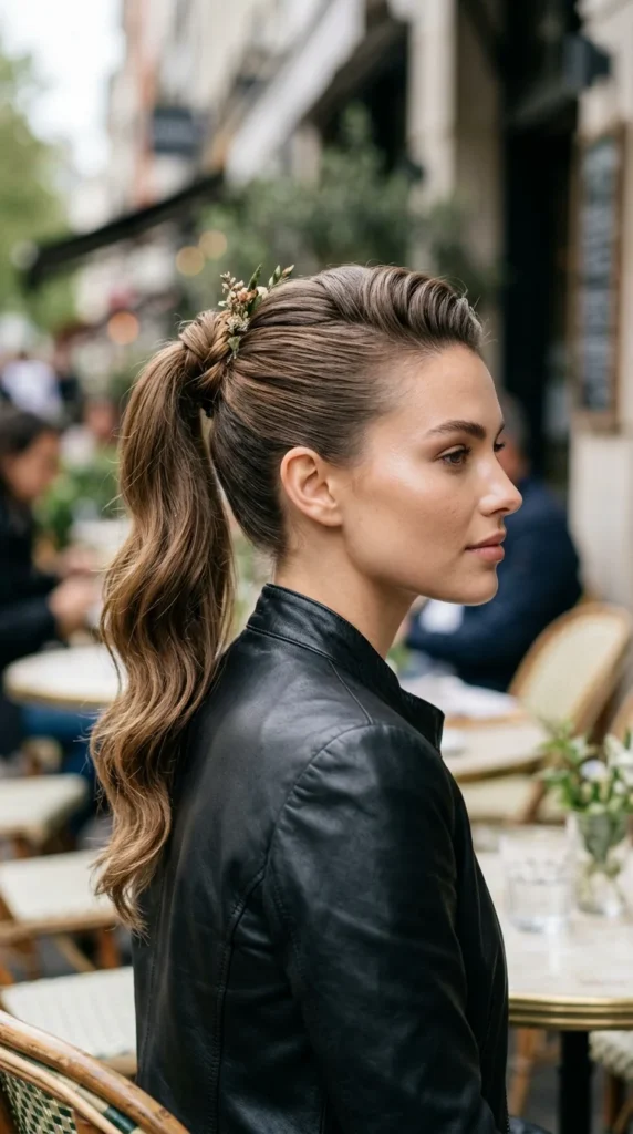 Garden Wedding Ponytail