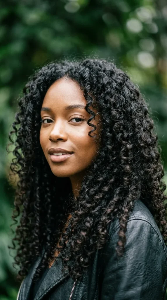 Glam Spiral Curls on Long Hair