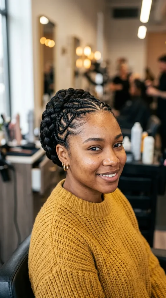 Infinity Braid Wrapped Bun