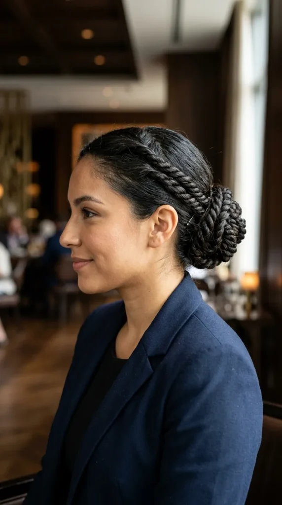 Infinity Twist Bun Design