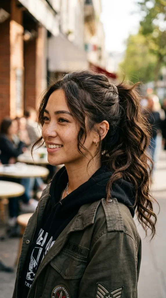 Messy Romantic Ponytail