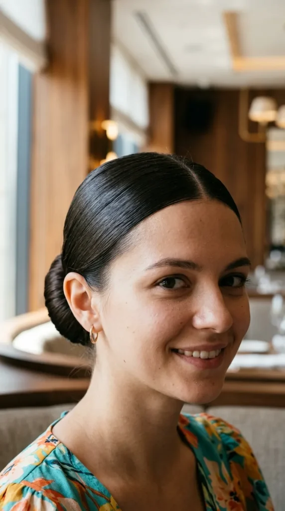 Modern Editorial Sleek Bun
