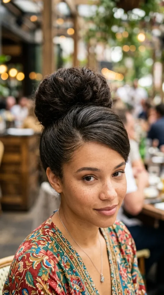 Modern Sock Bun with Volume